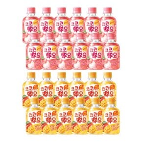 코코뿌요 복숭아 280ml x 12개 + 애플망고 280ml x 12개