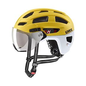 독일 우벡스 자전거 헬멧 Uvex Finale Visor City Trekking Fahrrad Helm matt gelb 2023 134517