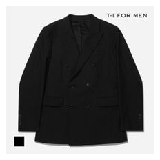 T.I FOR MEN [T.I FORMEN] 워셔블 울50 투웨이 솔리드더블 자켓_M226MTJ707M