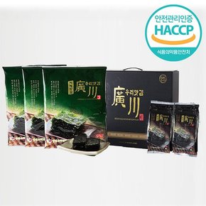 HACCP 광천김 종합 선물세트 3호(파래전장10,재래식탁8)