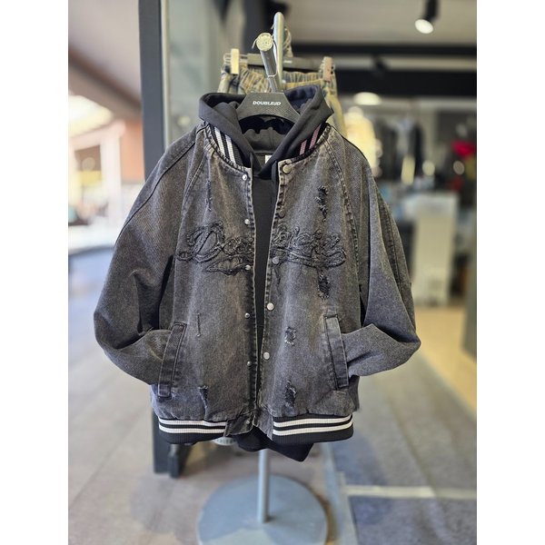 [시흥점] 26 워싱데님 아플리케 자수점퍼/JHZZ63204BK