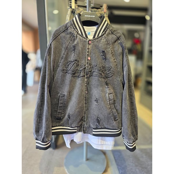 [시흥점] 26 워싱데님 아플리케 자수점퍼/JHZZ63204BK