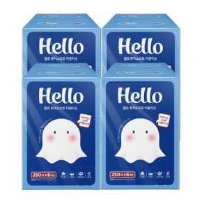 퓨어소프트 미용티슈 250매 6개입 4팩