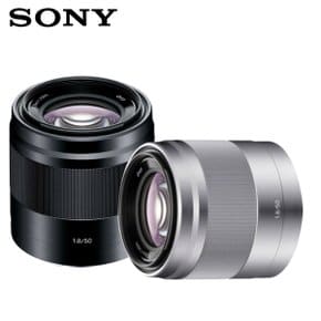 [소니e] SEL50F18/E마운트/쩜팔렌즈/E 50mm F1.8 OSS 블랙,실버