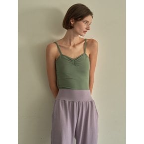 Leotard Shirring Top - Green