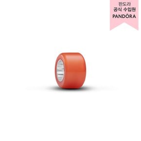 [백화점 보증서 제공]오렌지 무라노 글라스 미니 참_794773C04