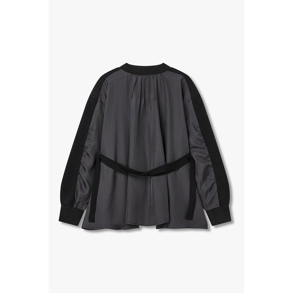 니트 믹스 블라우스 7115460903199