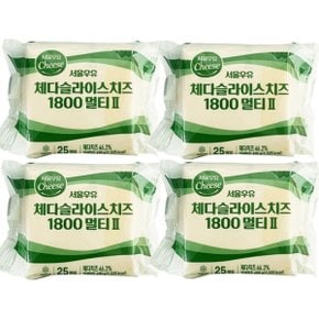 체다슬라이스치즈 멀티II 450g x 4개