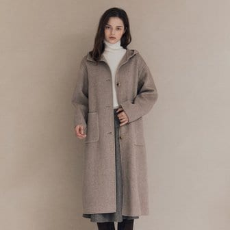올앤썬드리 [여주점] 올앤선드리 롱후드 핸드메이드코트 A5WBH832