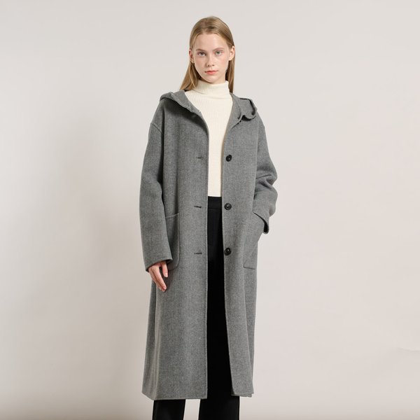 [여주점] 올앤선드리 롱후드 핸드메이드코트 A5WBH832
