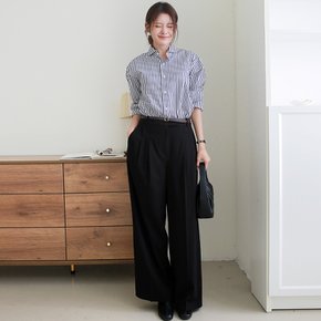 [최초가 79,000원][르포엠]에셀 세미 와이드 팬츠
