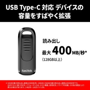 () USB 128GB USB 타입-C 아이폰 15 샌디스크 울트라 슬라이더 SDCZ480-128G-J35 샌디스크 정품