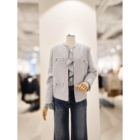 [파주점] [더아이잗컬렉션]글리터 트위드 포켓 장식 자켓 CS3B0JK411