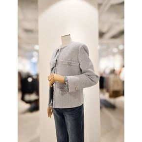 [파주점] [더아이잗컬렉션]글리터 트위드 포켓 장식 자켓 CS3B0JK411
