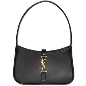 생로랑 YSL 골드컬러 메탈로고 LE 5A7 미니 레더 호보백 72153037