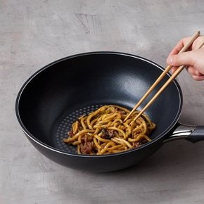 [N4택배] 해피콜 솔리드 다이아몬드 IH 궁중팬 28cm (인덕션)
