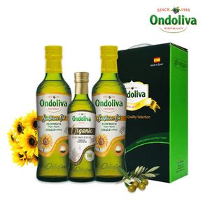 [온돌리바] 유기농 엑스트라버진 올리브유 250ml 1P  해바라기유 500ml 2P세트..[36179676]