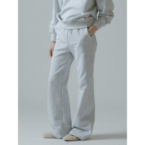 String Wide Pants-grey