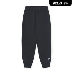 MLB [코리아공식]베이직 스몰로고 조거팬츠 (Black)