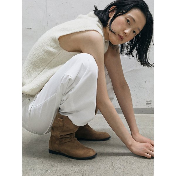 LEVO Suede Slouch Boots (2color)