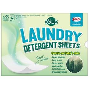 미국 프리미엄 세탁 시트세제 세탁세제 포레스트 향 30매