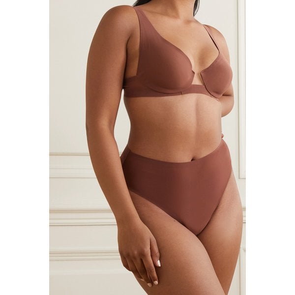 스킴스 Naked Plunge Bra Smokey Quartz 뉴트럴 25372685655716937