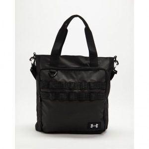 이스퀘어 4373918 Under Armour Triumph Utility Tote Bag - Black  Metallic Silver