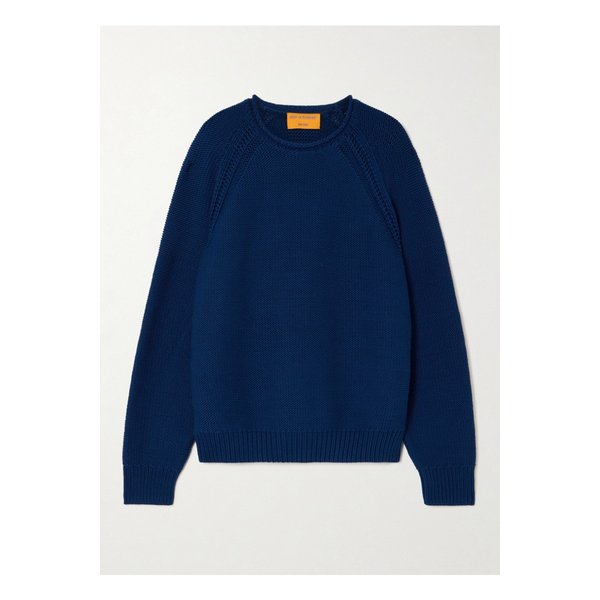 게스트인레지던스 아릴랜드 코튼 혼방 스웨터 네이비 1647597357371210