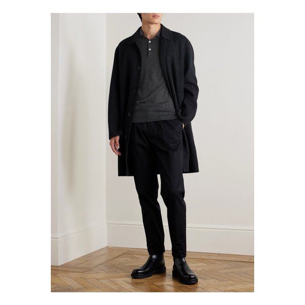 엔필 스탠리 투치 캐시미어 실크 혼방 폴로 스웨터 그레이 46376663162945114