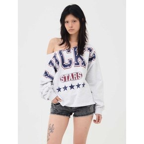 Lucky Stars Sweatshirt Melange Grey