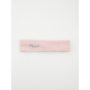 NEW LETTERING HAIR BAND_PINK