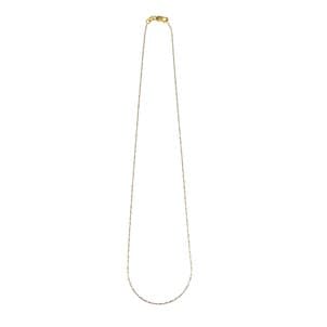 페르테 루메 옐로화이트 네크리스 38cm, Lume Yellow&White Necklace 38cm, 14k yellow gold, white gold