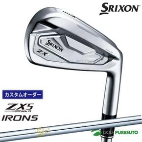 3441865 던롭 스릭슨 ZX5 MK II 아이언 6개 세트(5~9 PW) NS PRO 850GH 스틸 IA3320150