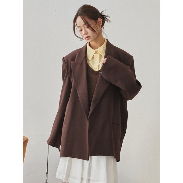 Maxi Overfit Jacket_brown