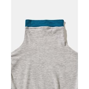 Mellow Contrast Turtleneck T98 Stone Blue