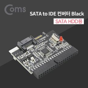 Coms HDD용 컨버터SATA케이블 컨버터SATA SATA to IDE 20cm Black