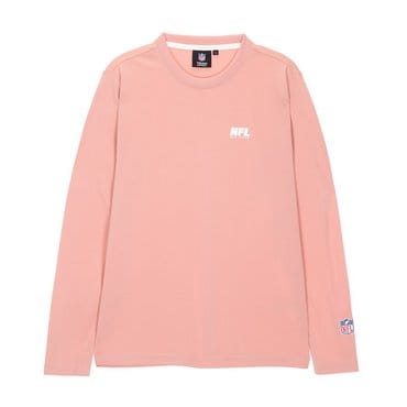 NFL F203MTS245  타이포 롱슬리브 티 BABY PINK_P345076691