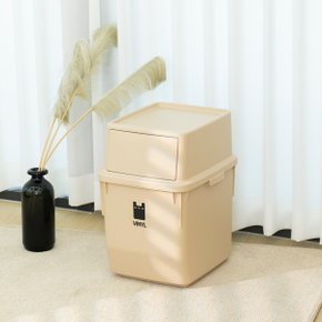 가정용 재활용 내츄럴 분리수거함 35L 1개 쓰레기통