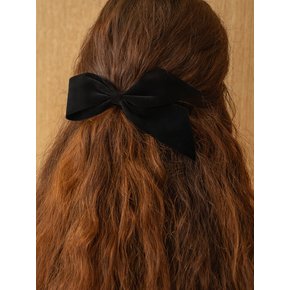 One side knot velvet ribbon hairpin, Diana