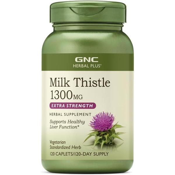 해외배송 GNC 지앤씨 허브 플러스 밀크씨슬 1300mg 120정 Milk Thistle
