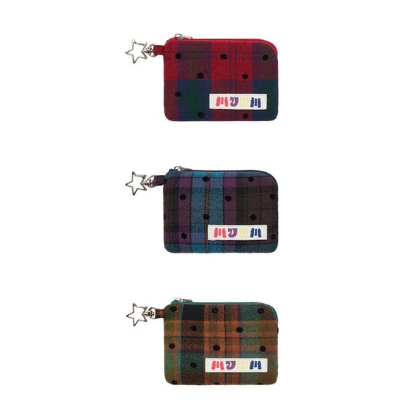 Dot Check Pocket (3 Colors)