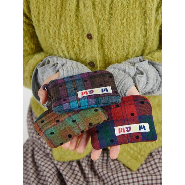 Dot Check Pocket (3 Colors)