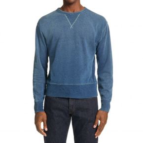 4590224 Double RL RRL Washed Indigo Crewneck Sweatshirt