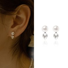 EG205 [Silver925]Mood Pearl Earring