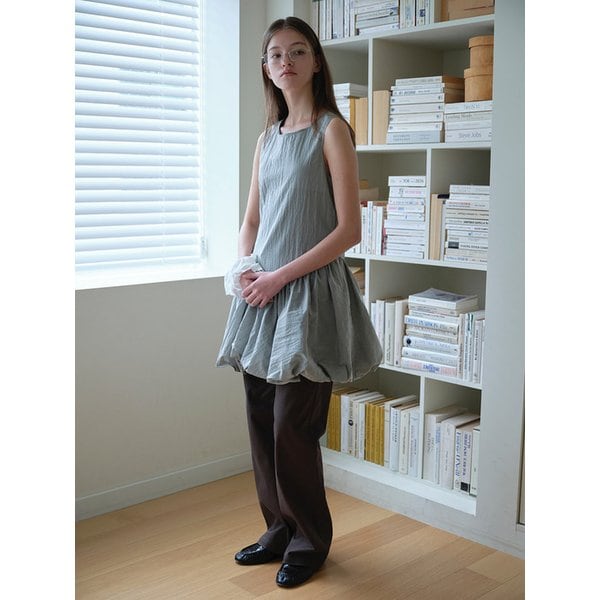 Volume Mini Dress (Gray)