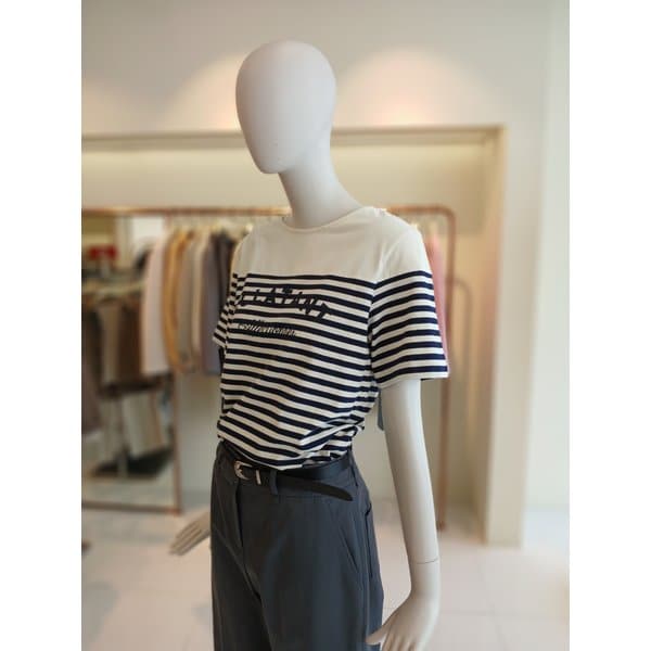 [여주점] 씨씨콜렉트 스트라이프반팔티셔츠 E262psm134