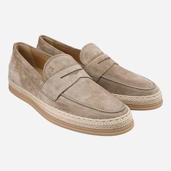 토즈 [시흥점] 6S XXM0TV0FQ80BYE C407 남성 스웨이드 페니 로퍼 베이지