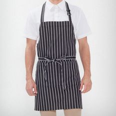  스트라이프 바리스타앞치마 남자 카페 쉐프 어린이집 보육교사 빅사이즈 앞치마