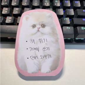 떡메 예쁜 메모지 귀여운 뜯어쓰는 메모장 캐릭터 고양이 쪽지 메모 노트 정리 떡메모지 BB0283