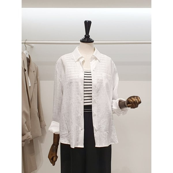 [파주점] 쥬크 주크 린넨100 루즈핏 셔츠 V262MSC952